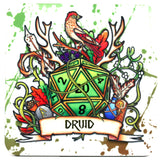 Dungeons and Dragons (DnD) Class Coaster (Druid)  | Happy Piranha