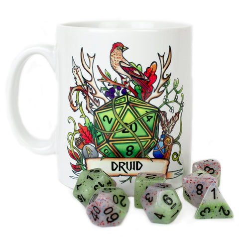 Dungeons and Dragons DnD Druid Class Mug | Happy Piranha