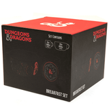 Dungeons and Dragons (DnD) Breakfast Bowl and Mug Set in its Box | Happy Piranha
