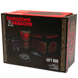 Dungeons and Dragons (DnD) Mug, Glass & Coasters Gift Set | Happy Piranha
