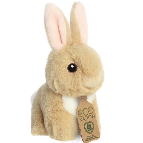 Eco Nation 13cm Mini Brown Bunny Rabbit Soft Toy | Happy Piranha