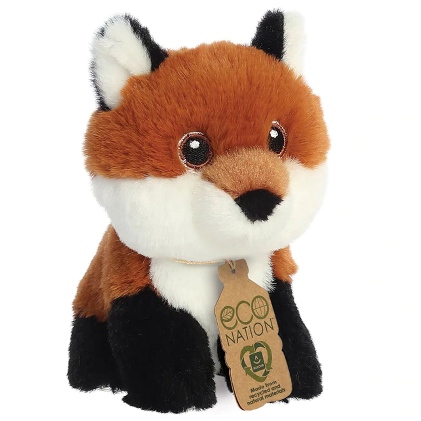 Copy of Eco Nation 13cm Mini Fox Soft Toy | Happy Piranha