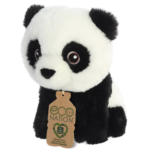 Eco Nation 13cm Mini Panda Soft Toy | Happy Piranha