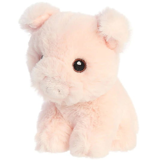 Eco Nation 13cm Mini Pig Soft Toy | Happy Piranha