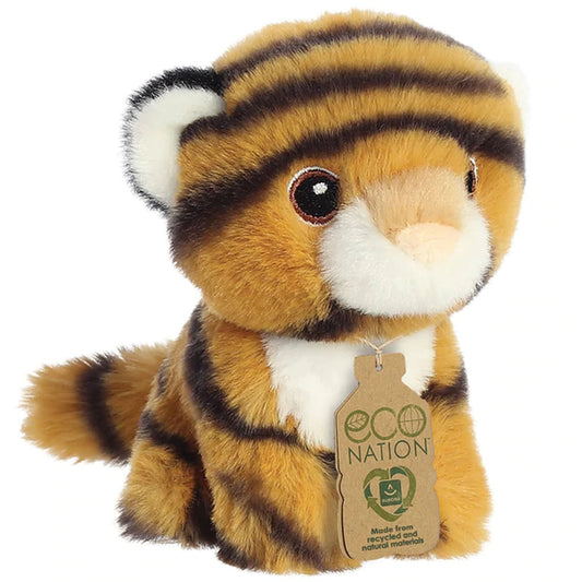 Eco Nation 13cm Tiger Soft Toy | Happy Piranha