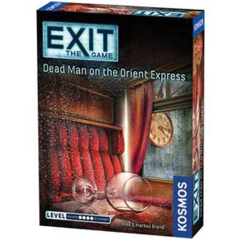 EXIT: Dead Man on the Orient Express Escape Room Board Game | Happy Piranha