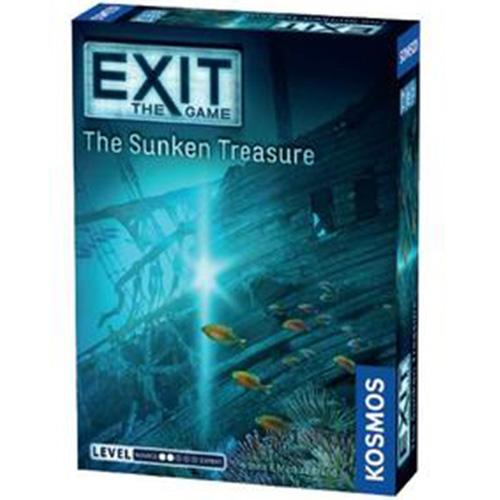EXIT: The Sunken Treasure - Escape Room Board Game | Happy Piranha