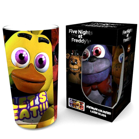 Large Five Nights at Freddy' Drinking Glass | Happy Piranha