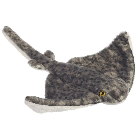 Grey Stingray Flopsie Soft Toy | Happy Piranha