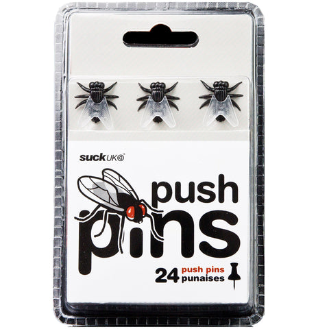 Fly Push Pins: Fly Shaped Drawing Pins in Packaging | Happy Piranha