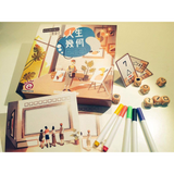 Geometric Art Board Game Box and Contents | Happy Piranha