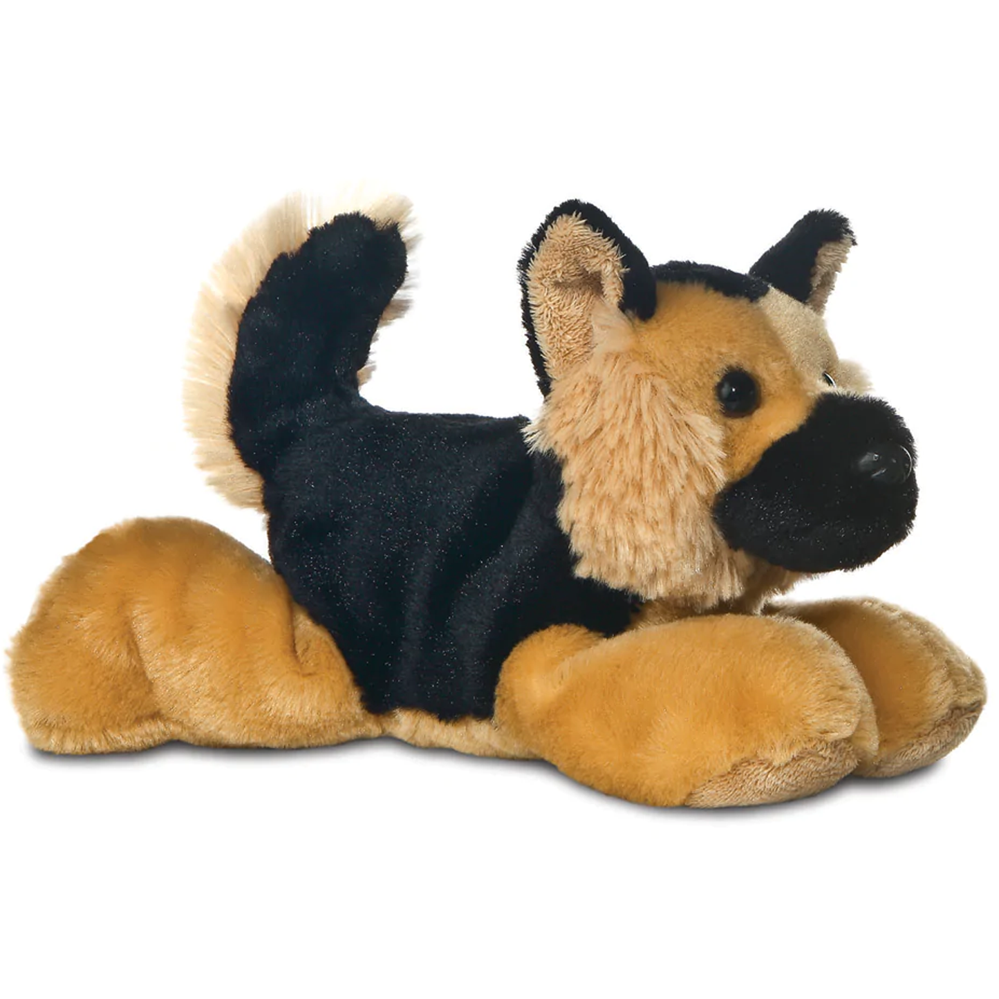 Shep the Alsatian - German Shepherd Dog Flopsie Soft Toy ( Side View) | Happy Piranha