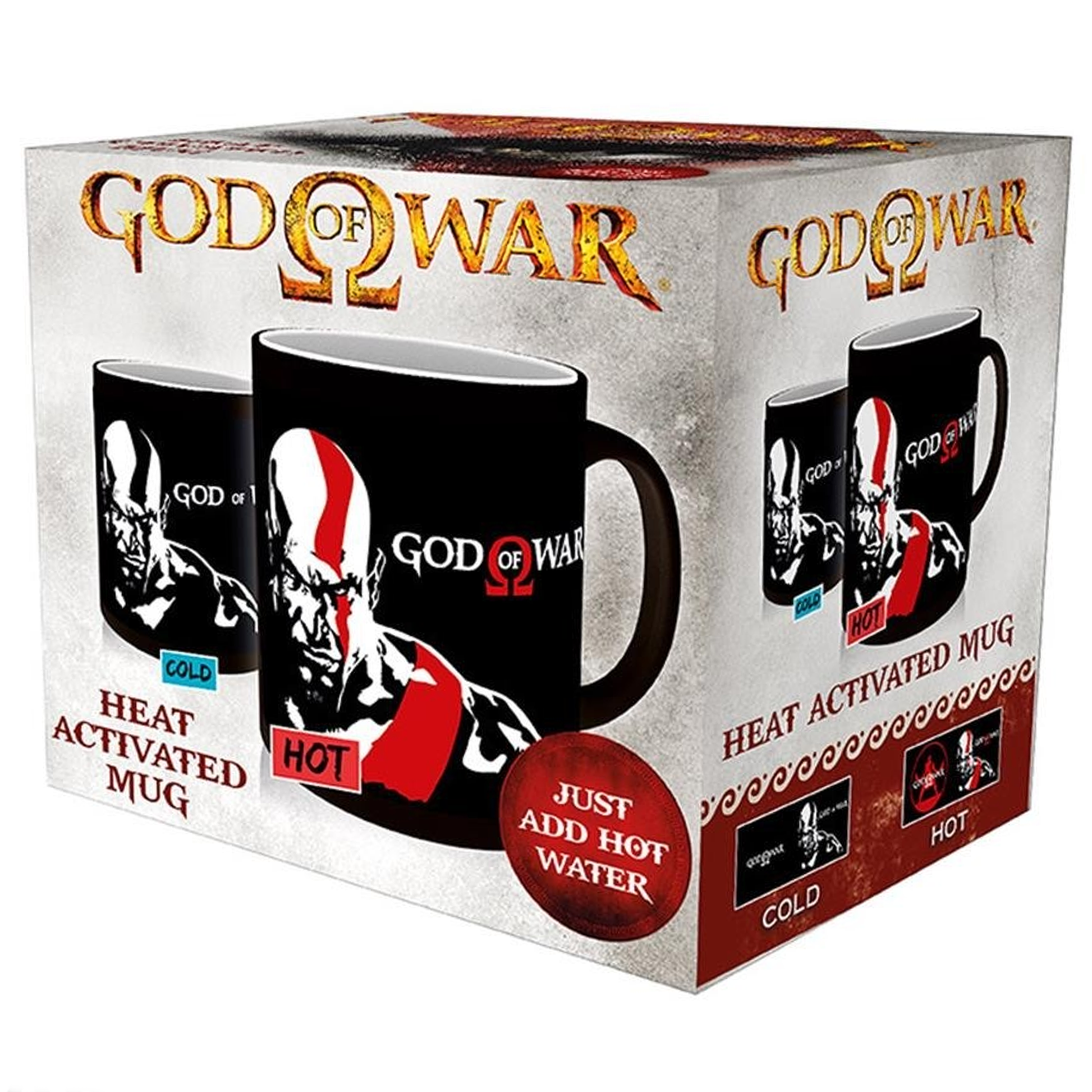 God of War Kratos Heat Change Mug (in Box) | Happy Piranha