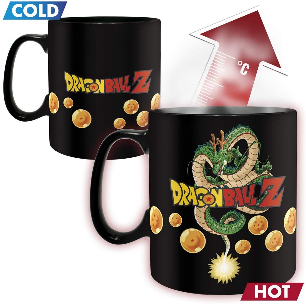 Dragon Ball Z Goku King Size Heat Changing Mug back design | Happy Piranha