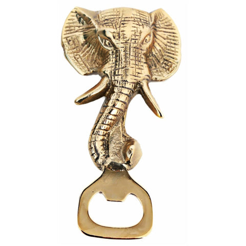 Gold Elephant Aluminium Bottle Opener | Happy Piranha