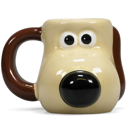 Gromit - Wallace & Gromit 3D Face Shaped Mug | Happy Piranha
