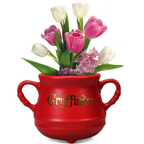 Harry Potter Gryffindor Cauldron Wall Vase / Storage Pot With Some Flowers in | Happy Piranha