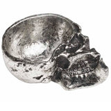 Silver Half Skull Trinket Dish Interior View | Happy Piranha