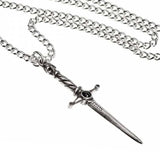 The Hand of Macbeth Pewter Dagger Pendant on a Chain | Happy Piranha