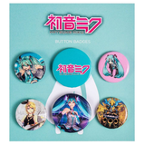 Hatsune Miku Button Badge Set | Happy Piranha