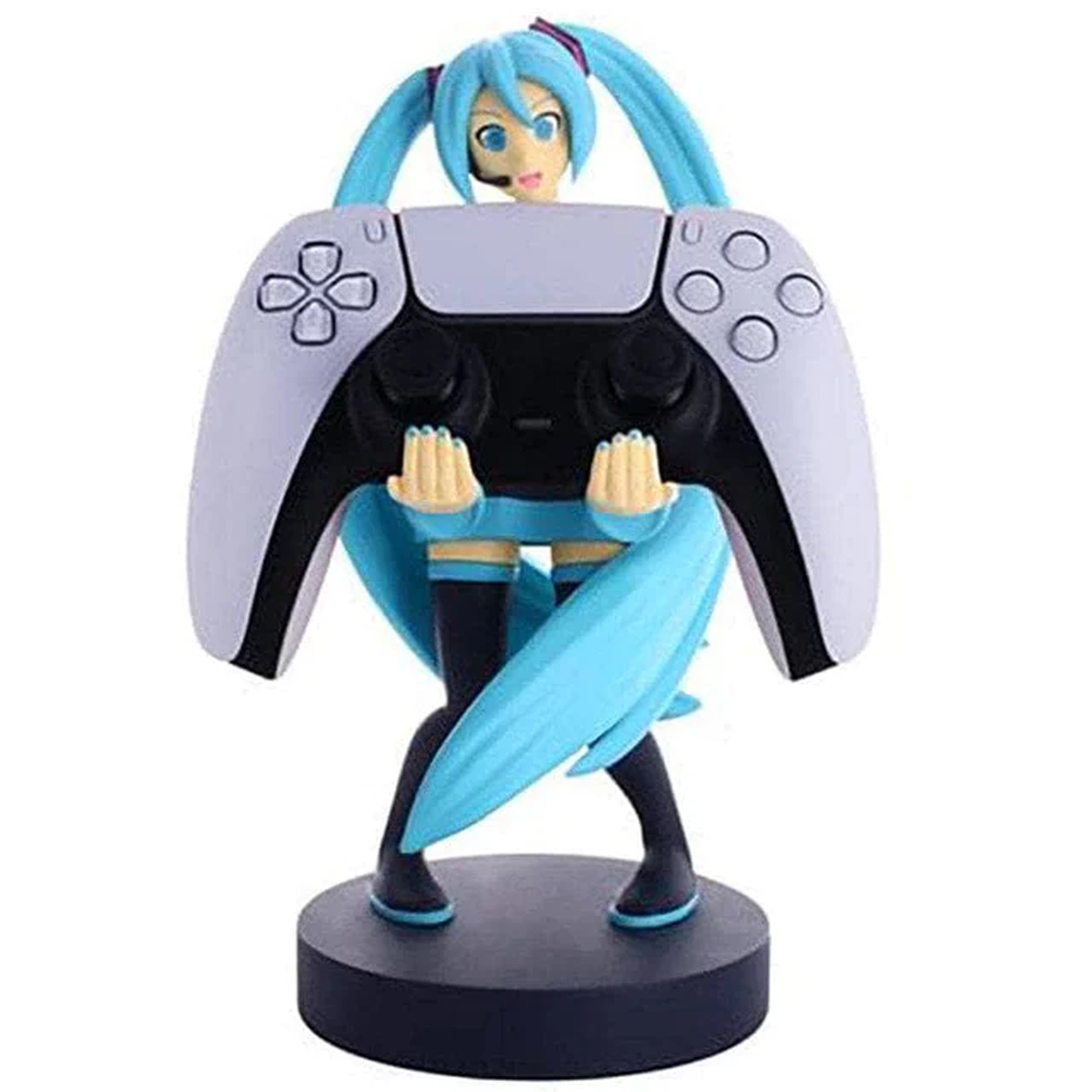Hatsune Miku Cable Guys Phone and Controller Holder Holding a PlayStation Controller | Happy Piranha