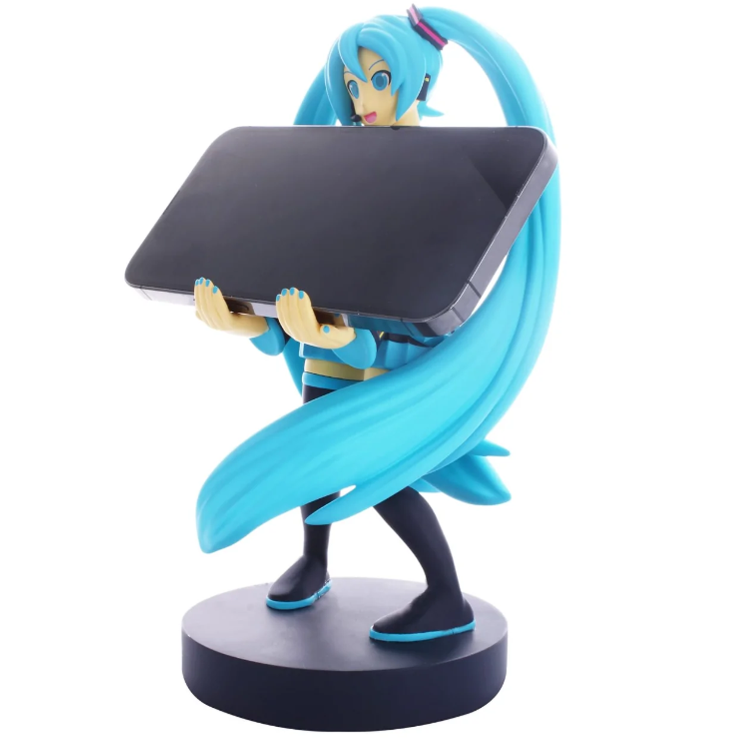 Hatsune Miku Cable Guys Phone and Controller Holder Holding an iPhone | Happy Piranha