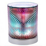 LED Light Up Colour Changing Heart Oil Burner and Wax Melt Warmer | Happy Piranha