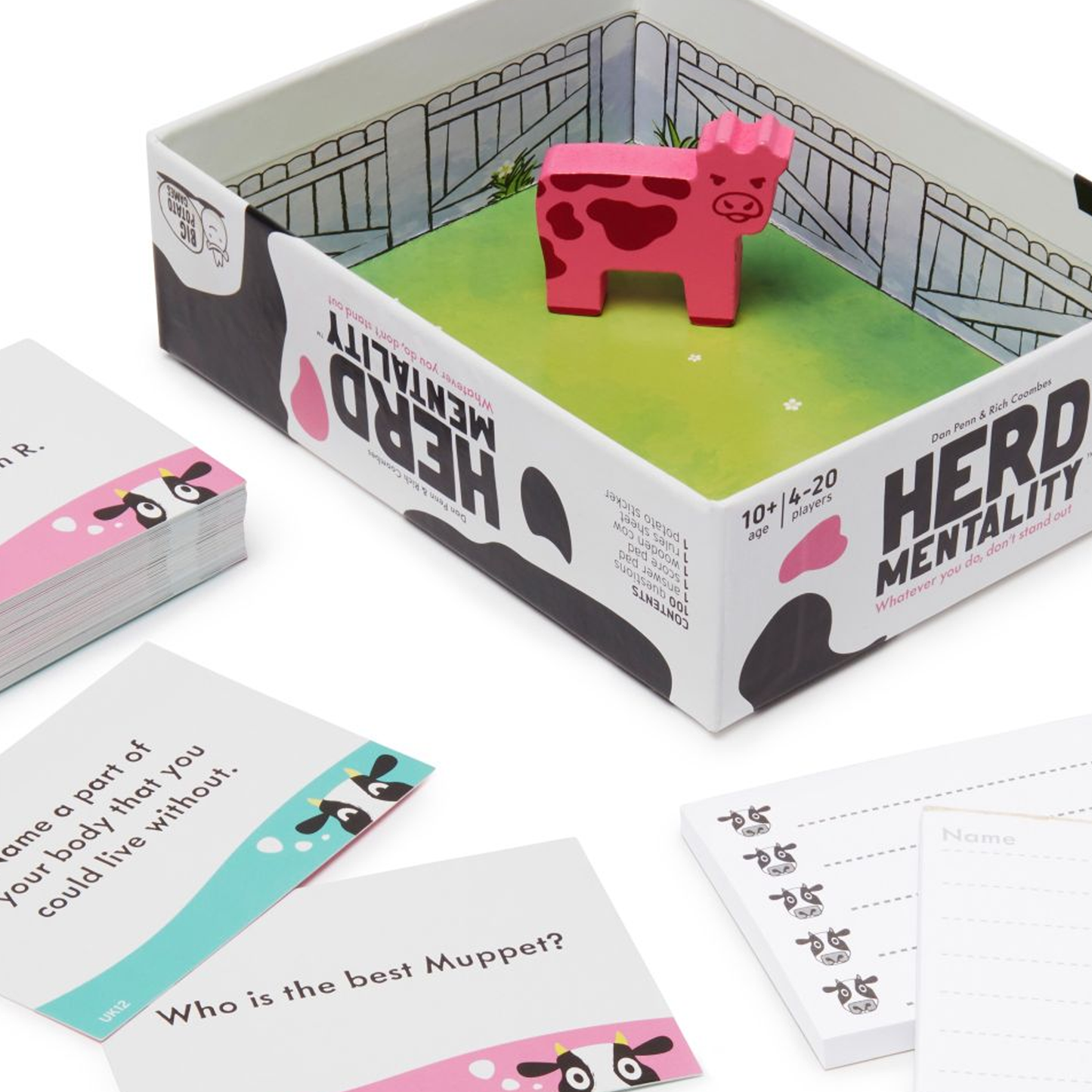 Herd Mentality Mini Party Game Setup | Happy Piranha