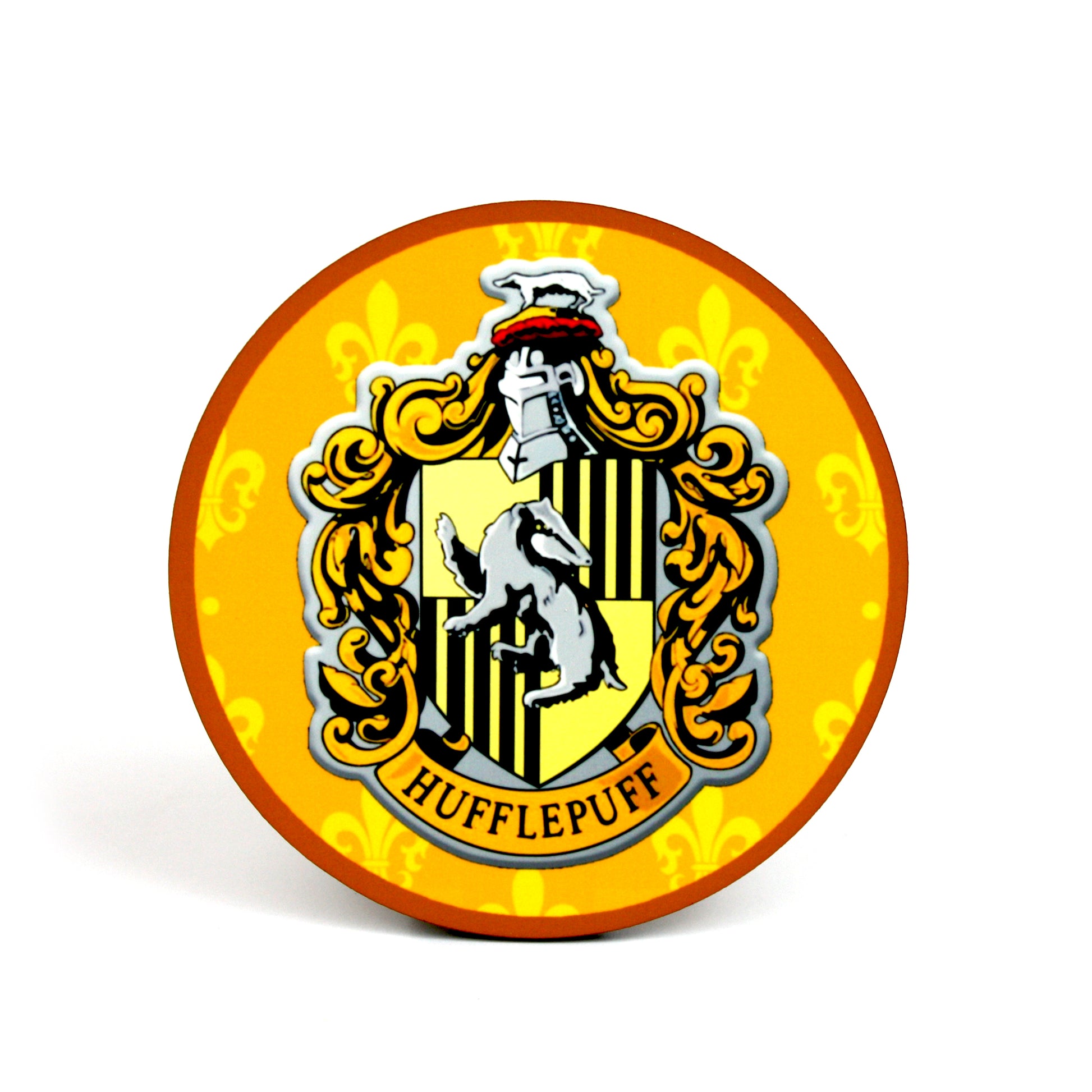 Hufflepuff Hogwarts House Harry Potter Coaster | Happy Piranha