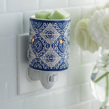 Indigo Porcelain: Plug in Fragrance and Wax Melt Warmer Plugged in | Happy Piranha