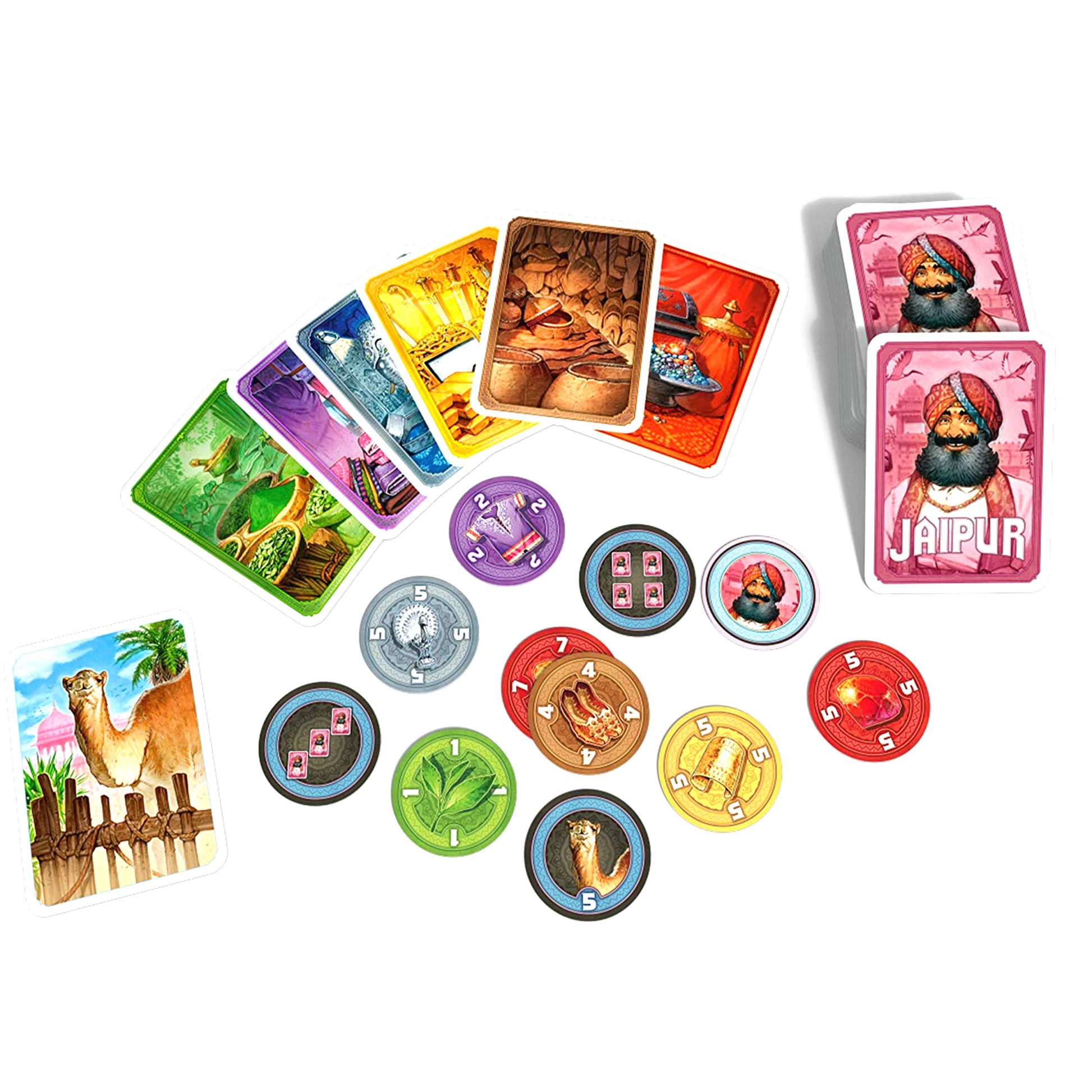 Jaipur (Second Edition) Board Game Art Examples | Happy Piranha