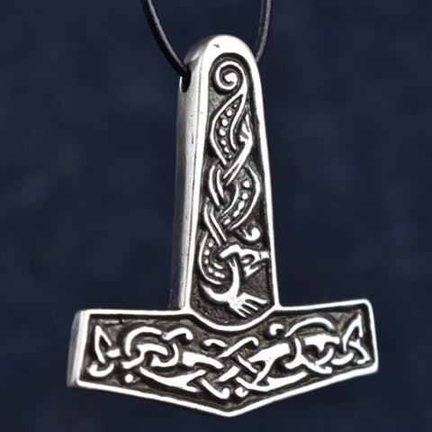 Jorvik Thor's Hammer (Pewter) Viking Pendant | Happy Piranha