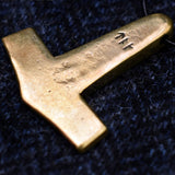 Jorvik Thor's Hammer (Bronze) Viking Pendant Back Design | Happy Piranha