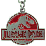 Jurassic Park Metal Keychain Close Up | Happy Piranha