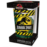 Large Jurassic Park High Voltage Drinking Glass in Packaging | Happy Piranha