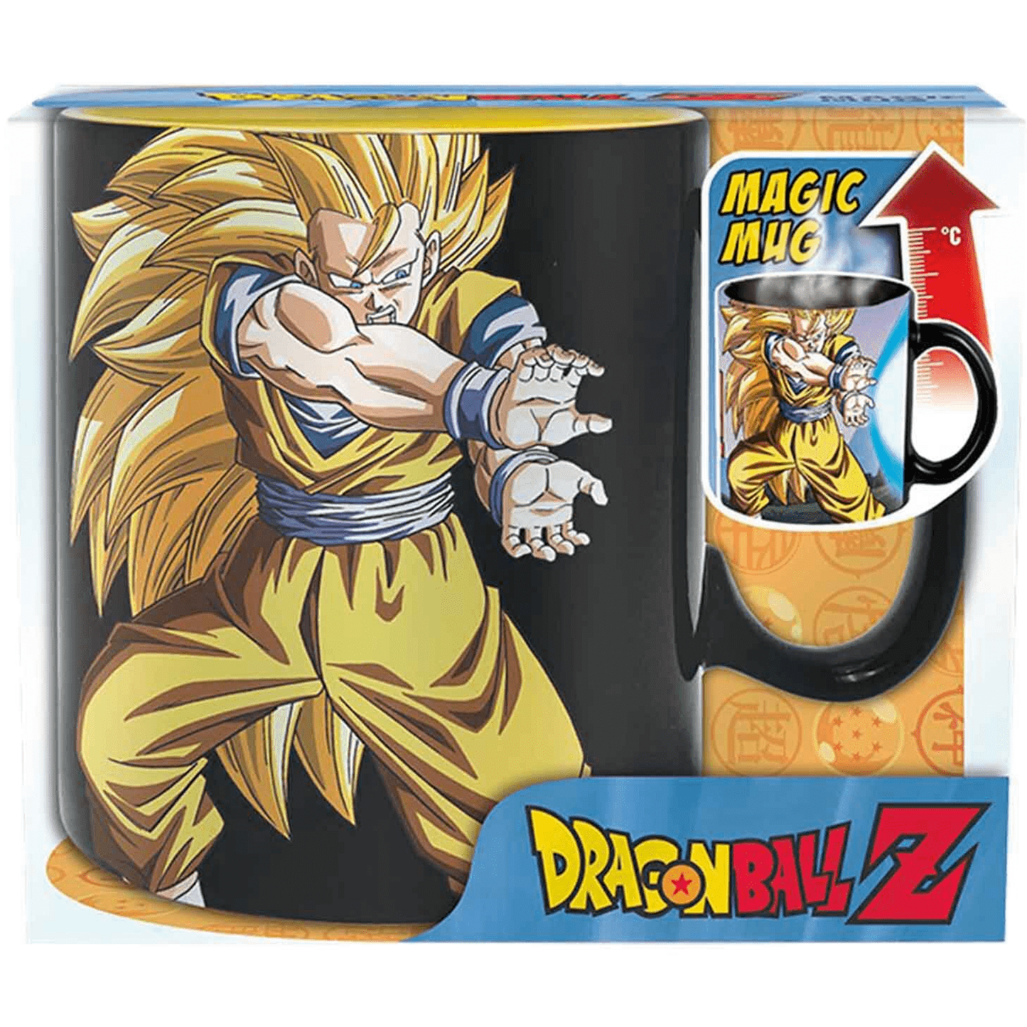 Dragon Ball Z Goku Kamehameha King Size Heat Changing Mug in Packaging | Happy Piranha