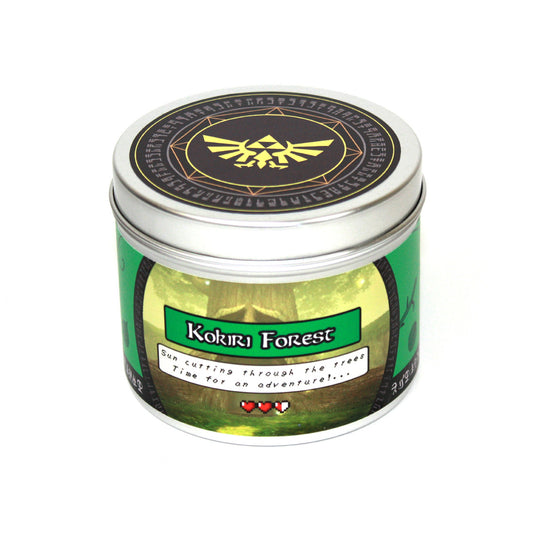 Kokiri forest zelda inspired scented candle by Happy Piranha