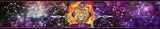 Banner artwork for Happy Piranha's Leo zodiac star sign candle.