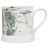 Lord of the Rings Haradwaith Map Vintage Style Mug (Right Side) | Happy Piranha