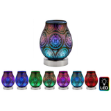 Mandala Design Light Up Colour Changing Oil & Wax Melt Warmer Colour Combinations | Happy Piranha