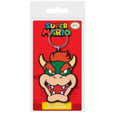 Super Mario & Friends Nintendo Rubber Key Chains (Bowser) | Happy Piranha