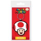 Super Mario & Friends Nintendo Rubber Key Chains (Toad) | Happy Piranha