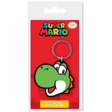 Super Mario & Friends Nintendo Rubber Key Chains (Yoshi) | Happy Piranha