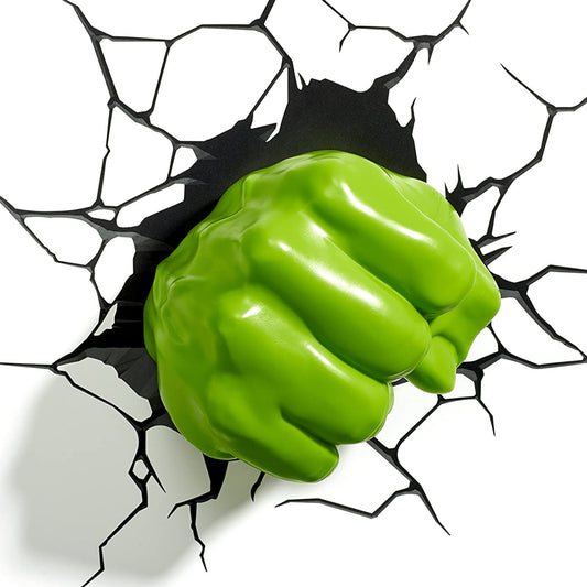 Marvel Hulk Fist 3D Wall Light | Happy Piranha