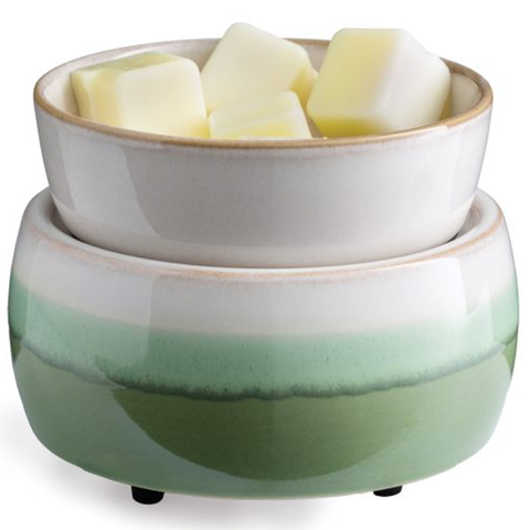 Matcha Latte: 2-in-1 Electric Wax Melt and Candle Warmer | Happy Piranha