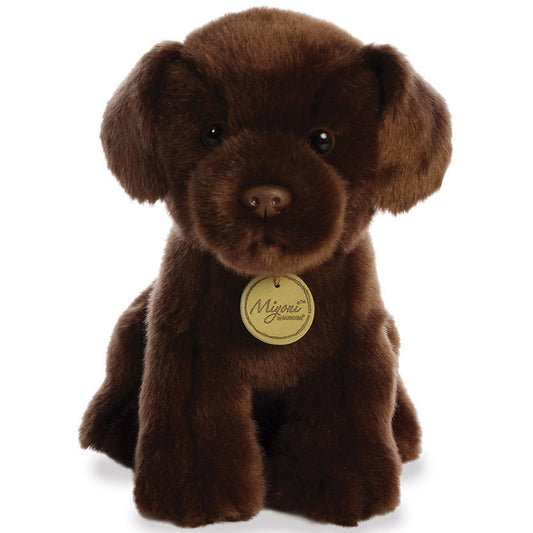 Miyoni Chocolate Labrador Dog Soft Toy | Happy Piranha