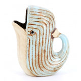 Blue Whale Ceramic Jug side view | Happy Piranha