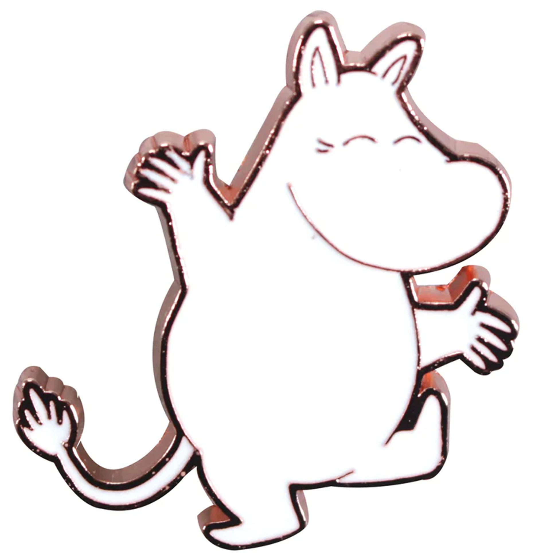 Moomintroll - Moomins Enamelled Pin Badge | Happy Piranha