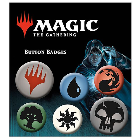 Magic the Gathering MtG Button Badge Set | Happy Piranha