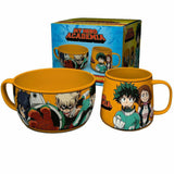 My Hero Academia Breakfast Bowl and Mug Set | Happy Piranha